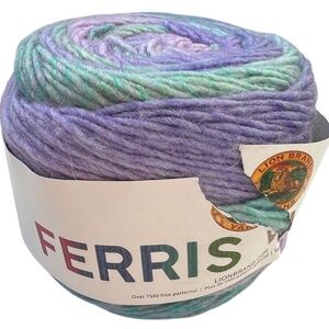Lion Brand Yarn Ferris Wheel 3 oz 85 g 100% Acrylic #606 Cotton Candy
